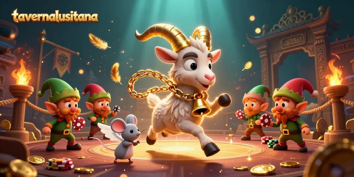 Enter the festive horror casino at tavernalusitana with Krampus, an angel mouse, and mischievous gremlins.