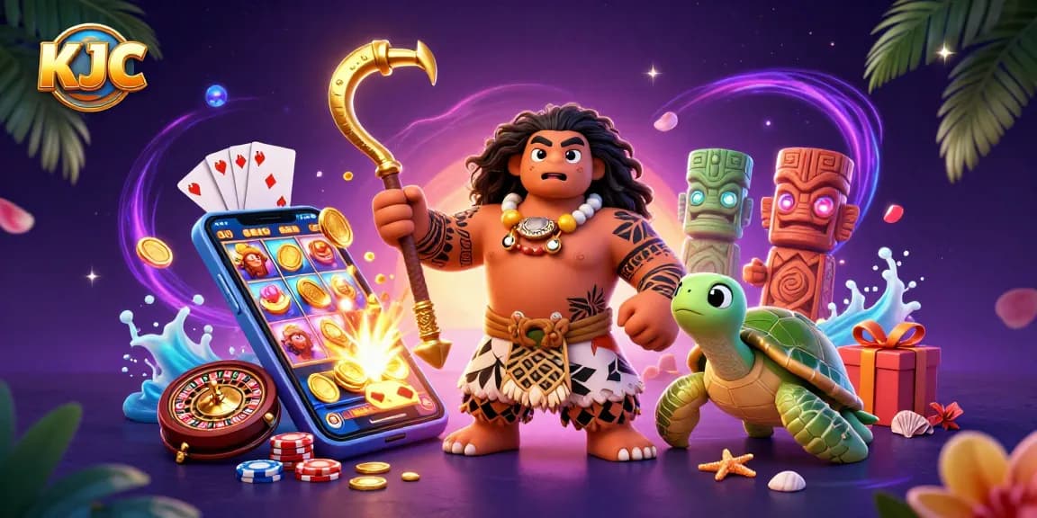 KJC allows players to engage in thrilling slot games with spectacular visuals and vibrant casino elements.