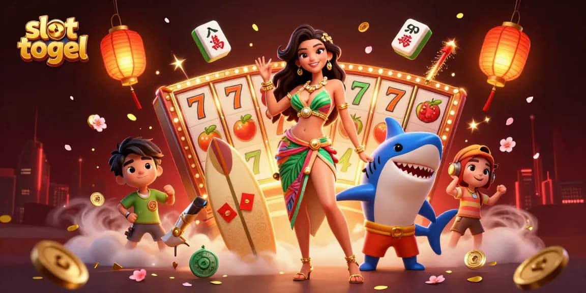 Engage with slot togel through vibrant 3D casino action and thrilling slot reels.