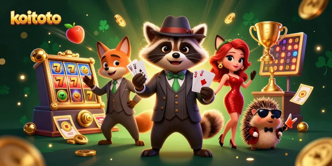 Koitoto menghadirkan putaran slot yang beruntung dengan karakter kartun yang menarik.