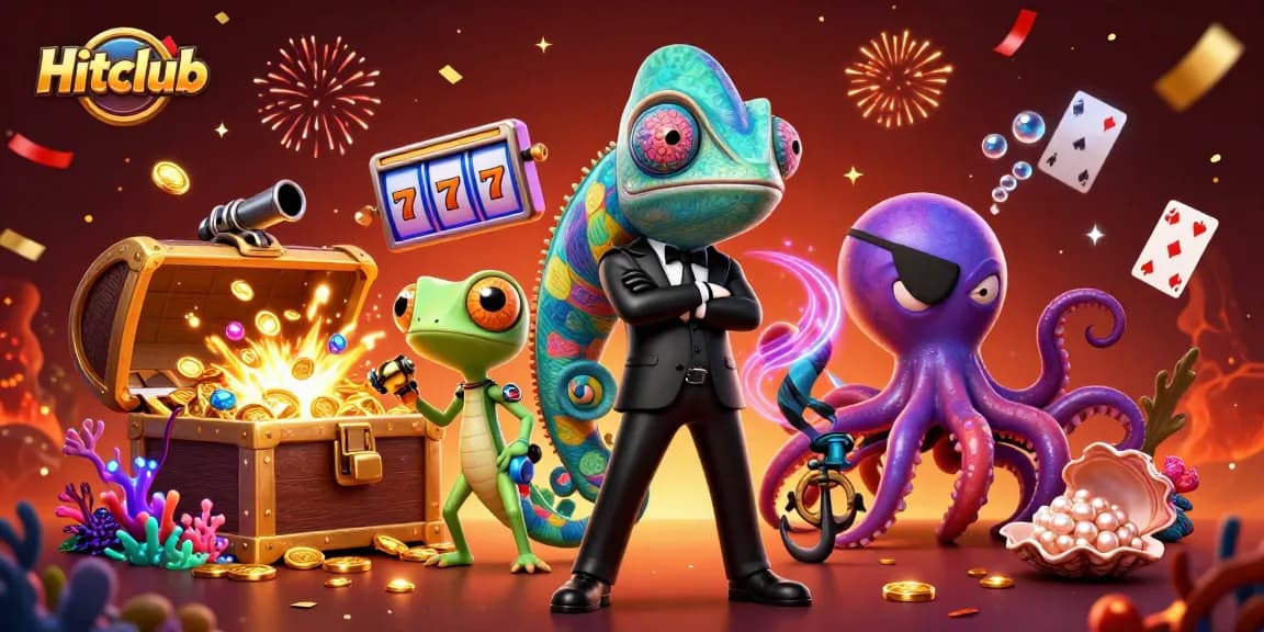 Experience the thrills at Hitclub with exciting slot games, colorful gems, and dynamic casino action.