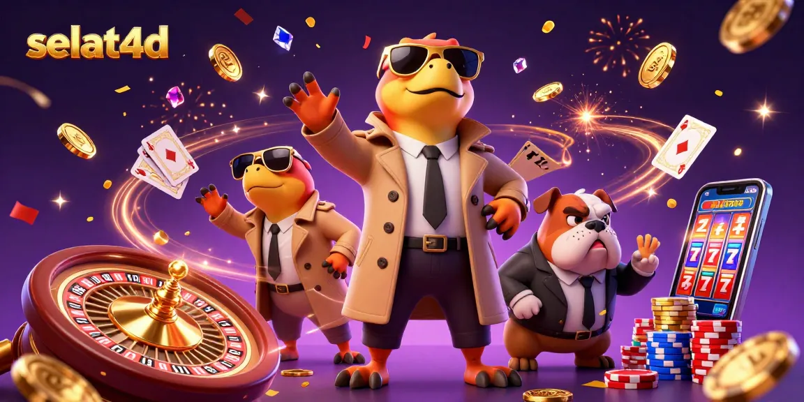 Experience the excitement of selat4d as raptors cleverly enter a VIP casino with gold and gems soaring around!
