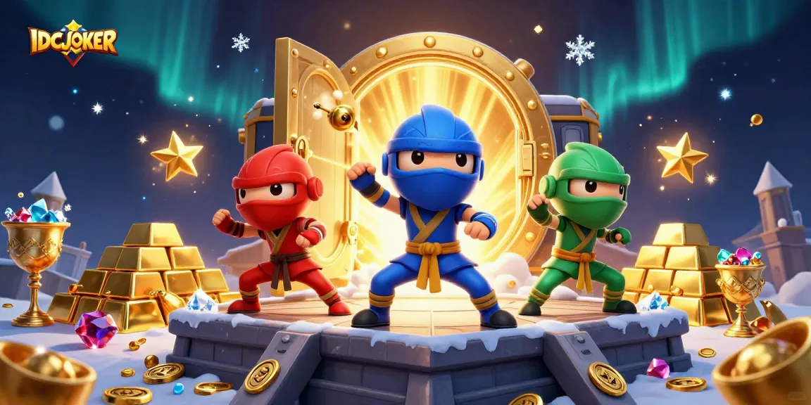 IDCJOKER offers thrilling slot action with colorful chameleon ninjas and treasure vaults.