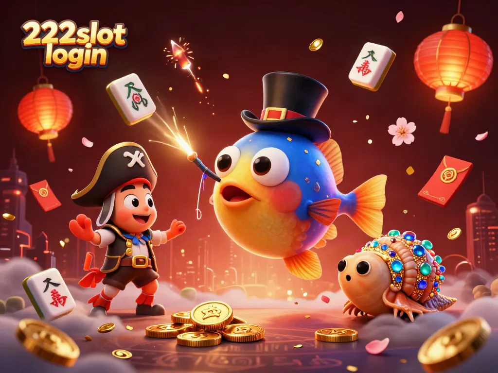 Menangkan jackpot di 222slot login dengan karakter akuatik lucu dan simbol permainan yang menarik.