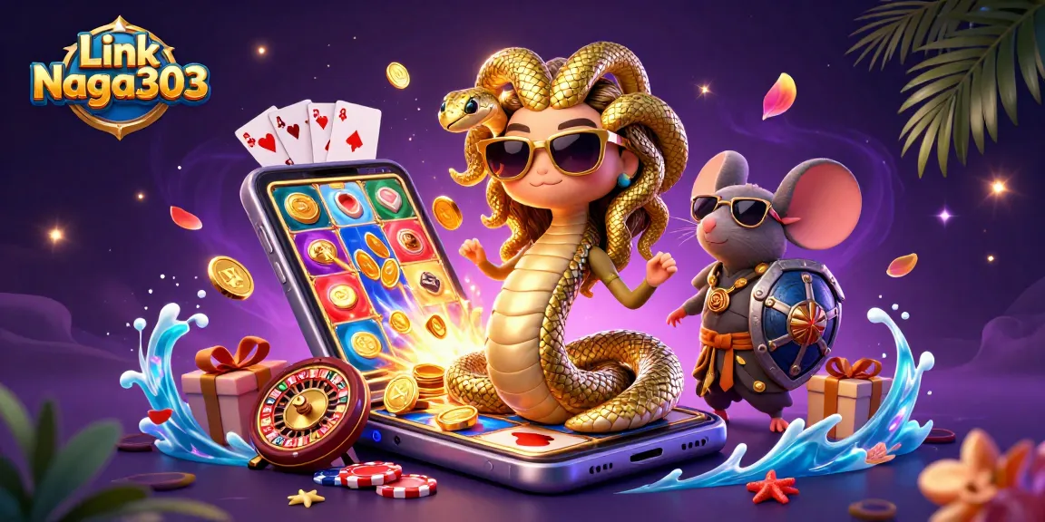 Engage with exciting gameplay at Link Naga303, featuring Medusa and casino elements for entertainment.
