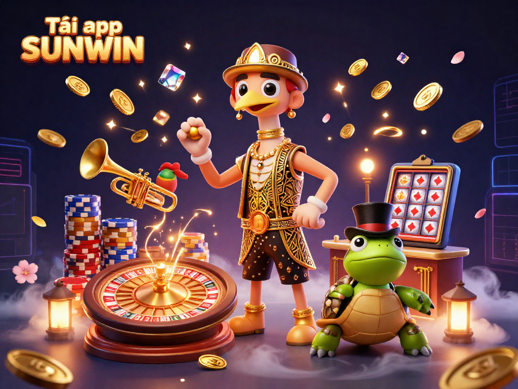 Tải app SUNWIN to enjoy a seamless gaming experience with vibrant casino graphics and engaging characters
