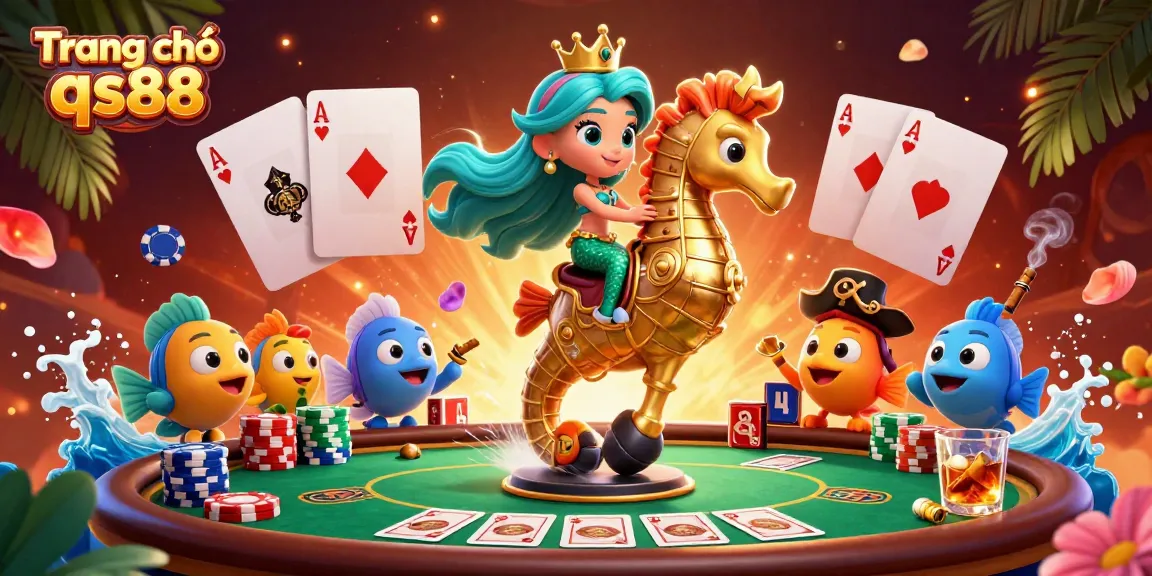 Experience thrilling action with Trang chủ qs88, showcasing vibrant poker elements and fantasy characters.