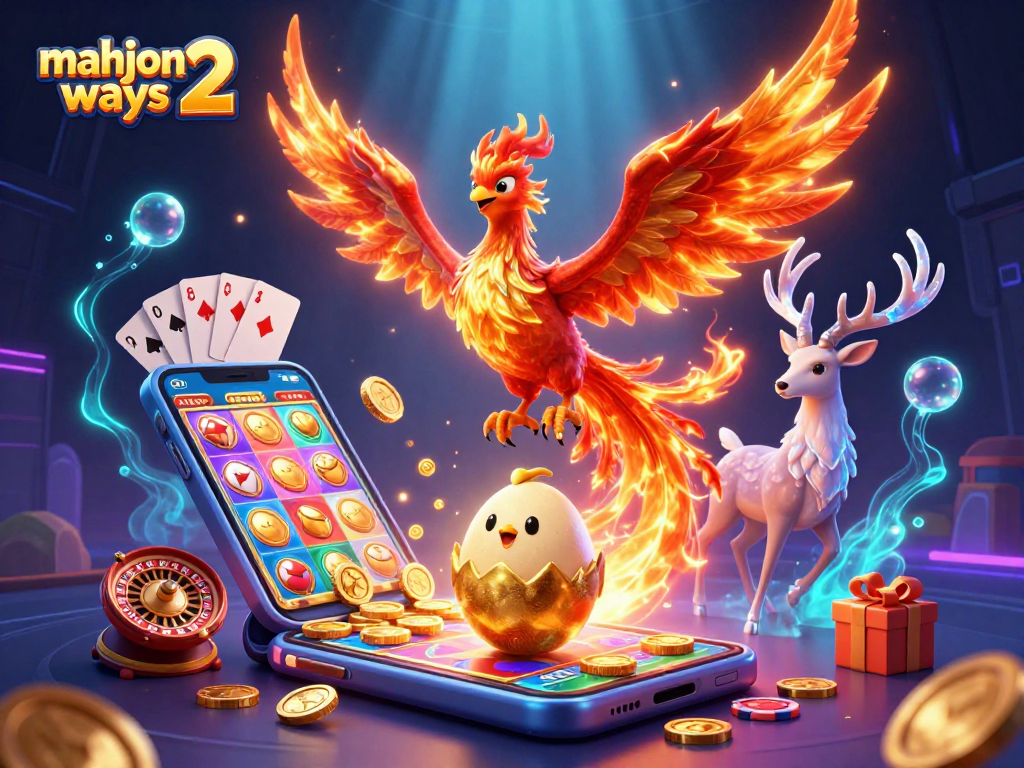 Engage in the thrill of mahjong ways 2 with vibrant casino elements and a dynamic scene.
