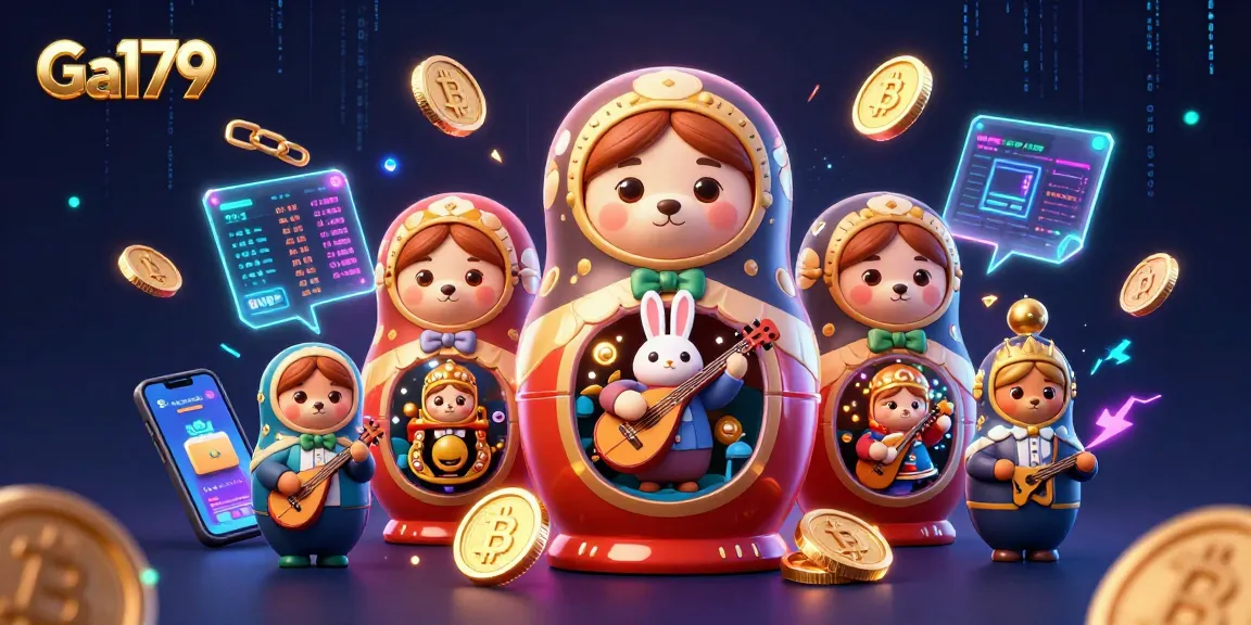 Engage with the thrilling world of Ga179 in this colorful and dynamic online casino scene.