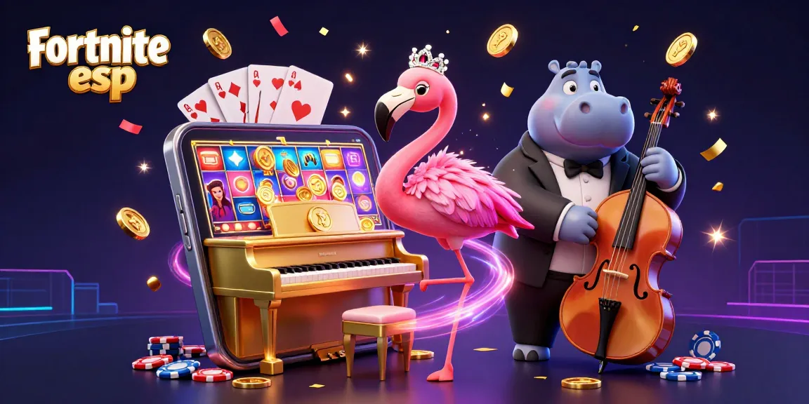 Engage with fortnite esp through colorful casino-style gameplay featuring lavish characters and rich elements.