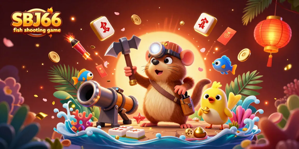 Experience the thrilling SBJ66 fish shooting game with vibrant sea creatures and exciting gameplay.