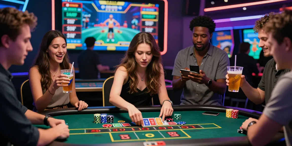 Engaged players enjoying ALO8 casino game in an exciting online gaming atmosphere.