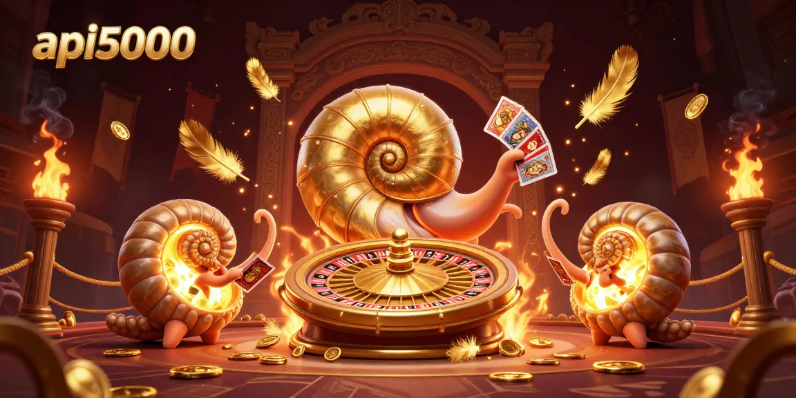 Permainan api5000 menampilkan nautilus raksasa dengan cangkang roulette yang memukau.