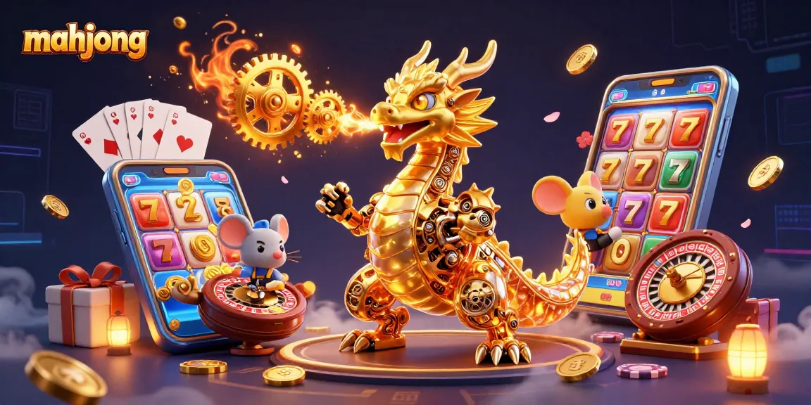 Spin the mahjong slots with golden coins and immersive 3D characters in action.