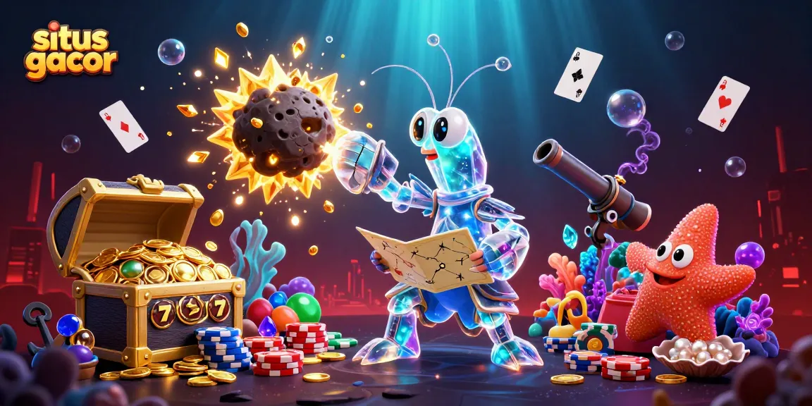 Engage with situs gacor through thrilling cosmic casino adventures featuring vibrant samurai shrimp and dynamic treasure elements.