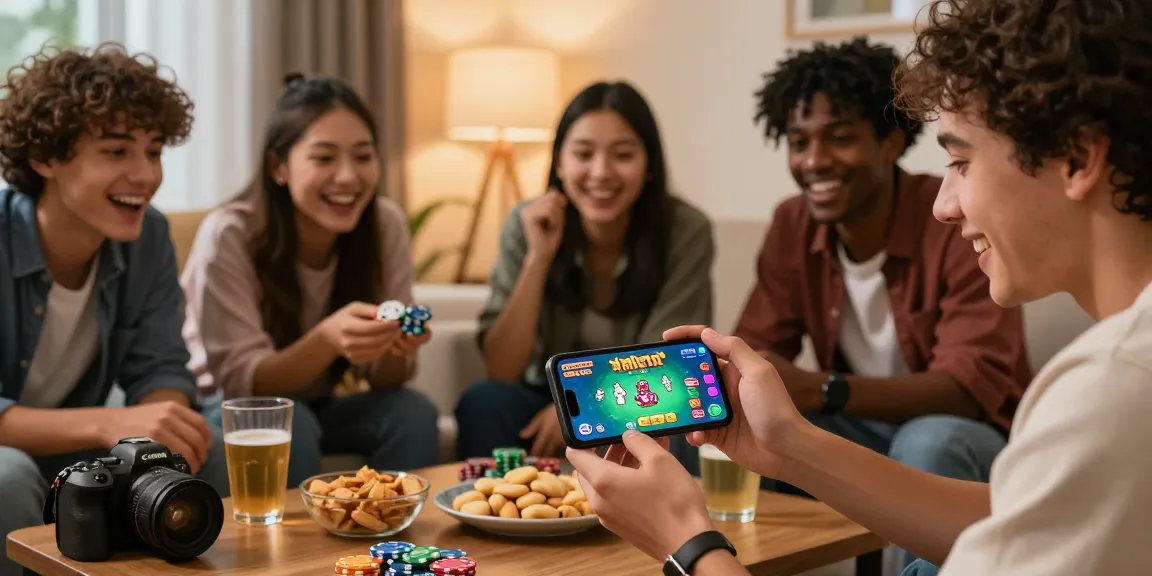 GET STARTED with Teen Patti Gold game in a lively friends' gathering, showcasing excitement and potential winnings.