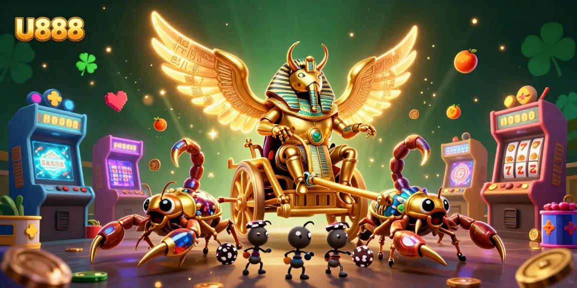 Experience U888's thrilling casino adventure with a sparkling chariot of fortune!