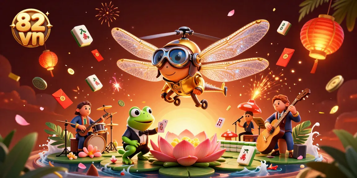 Spin the reels of excitement at 82 vn with a vibrant casino scene filled with colorful elements.
