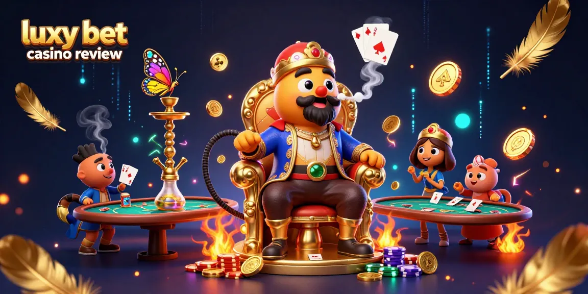 Experience thrilling gameplay in the luxy bet casino review with vibrant poker scenes and detailed characters.