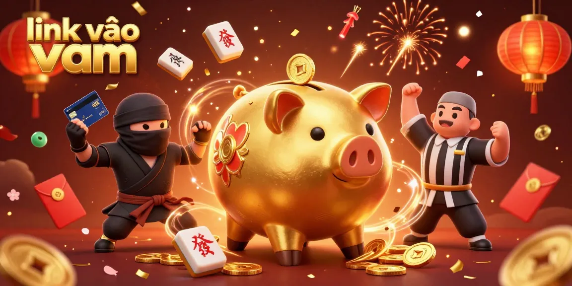 Experience thrilling gameplay with the golden piggy bank in the vibrant link vào vmax casino scene.