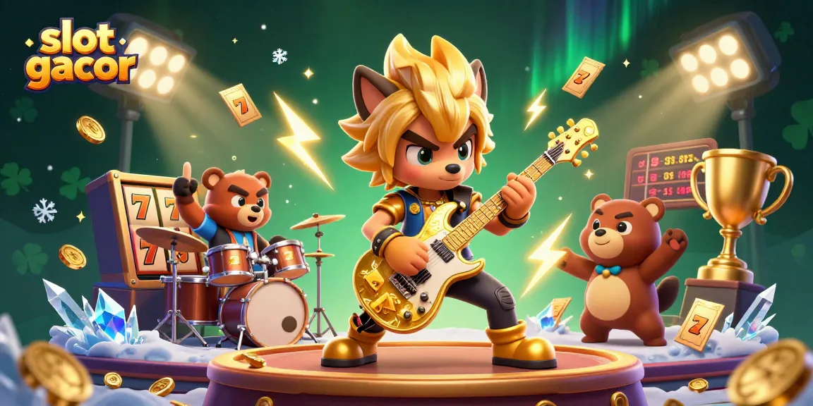 Experience thrilling slot gacor gameplay with vibrant characters and dynamic casino elements.