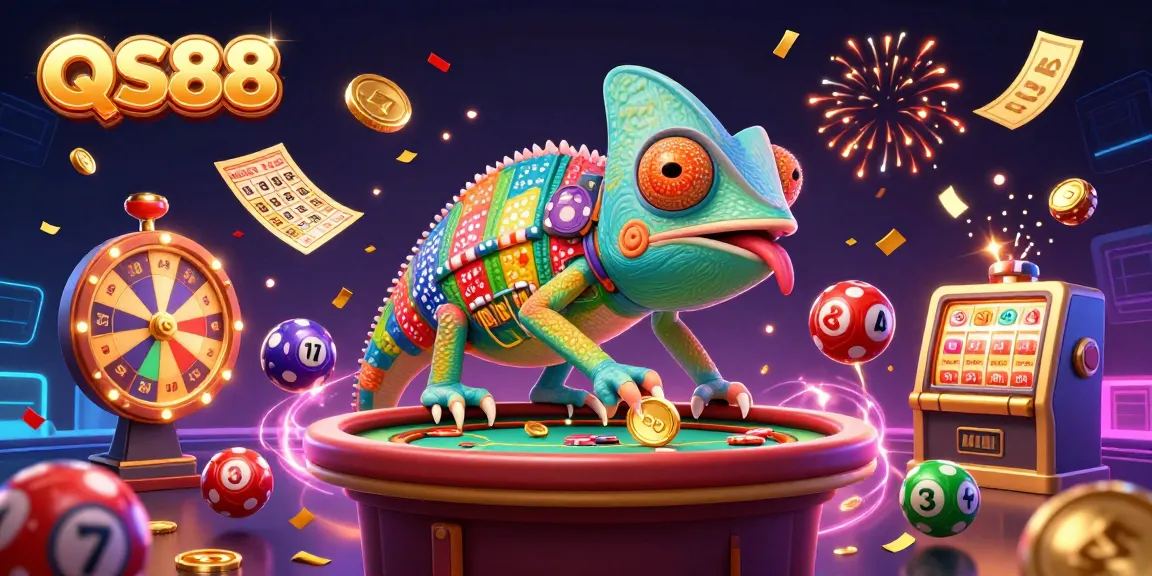 Experience the excitement of QS88 casino with vibrant games, winning opportunities, and dynamic illustrations.
