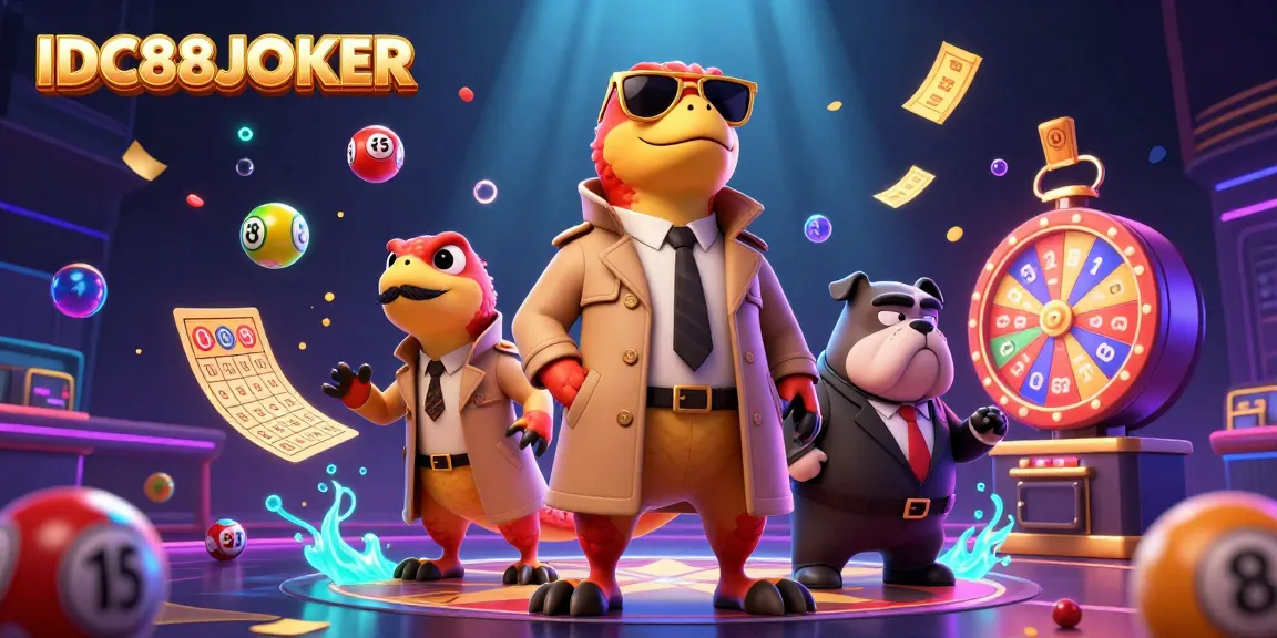 Experience thrilling gameplay at IDC88JOKER with vibrant lottery balls and exciting prizes.