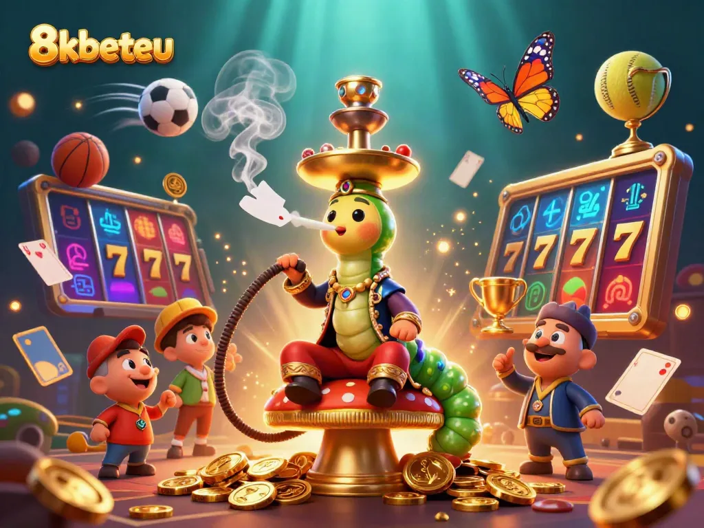 Experience exciting gaming moments at 8kbeteu with a visually rich illustration of luck and strategy.