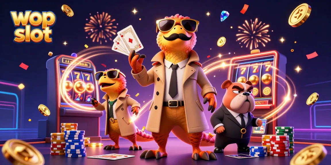 Experience the excitement at wop slot where playful raptors enter a VIP casino lounge in style.