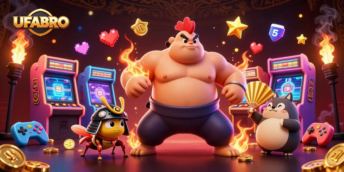Experience thrilling gameplay at UFABRO with vibrant casino elements and dynamic characters.