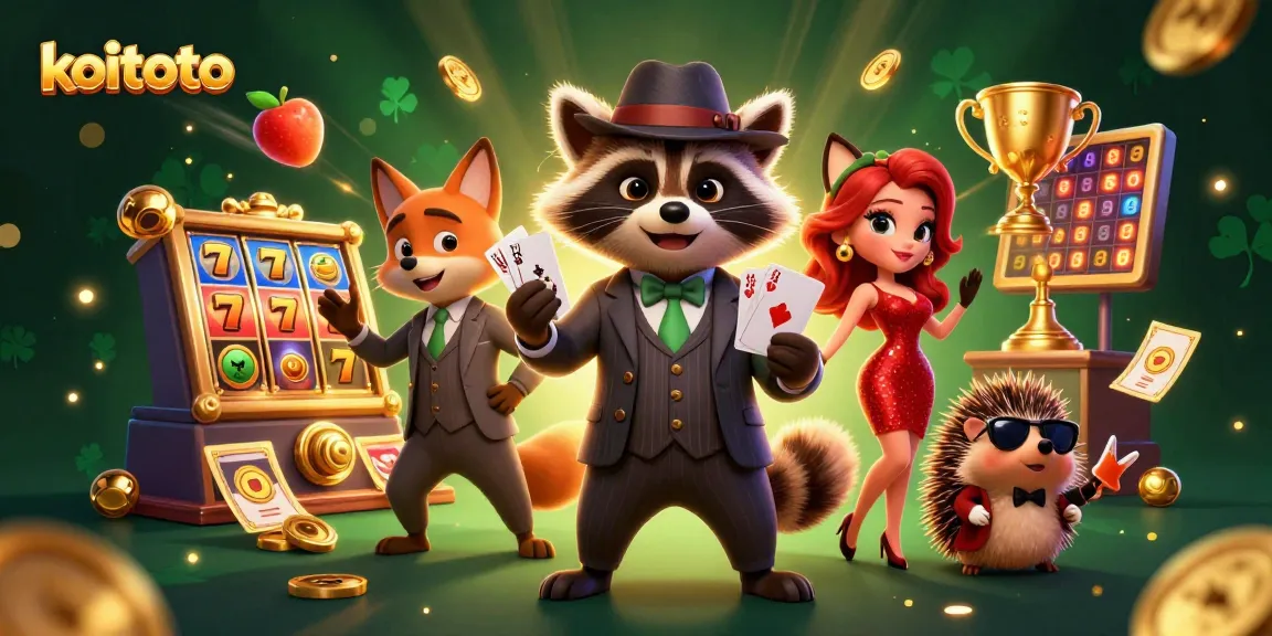 Koitoto menghadirkan putaran slot yang beruntung dengan karakter kartun yang menarik.