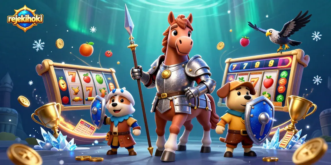 Experience the excitement of rejekihoki with a vibrant 3D cartoon jackpot scene filled with dynamic slot elements