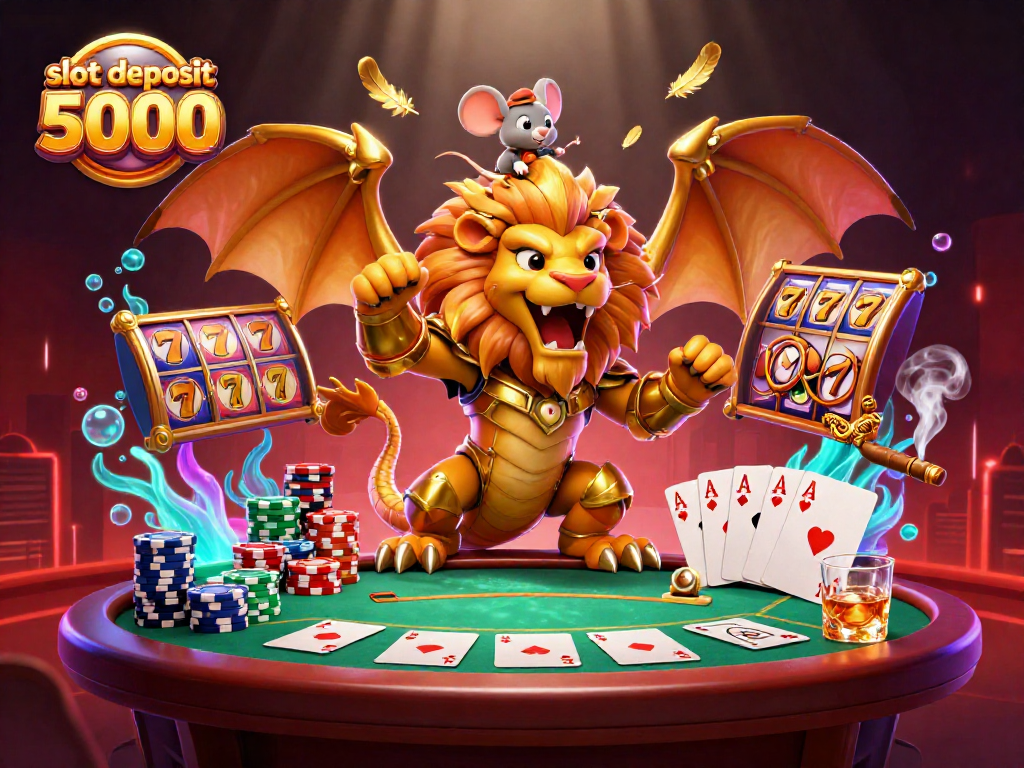 Slot deposit 5000 menampilkan peluang meraih jackpot dengan grafis memukau.