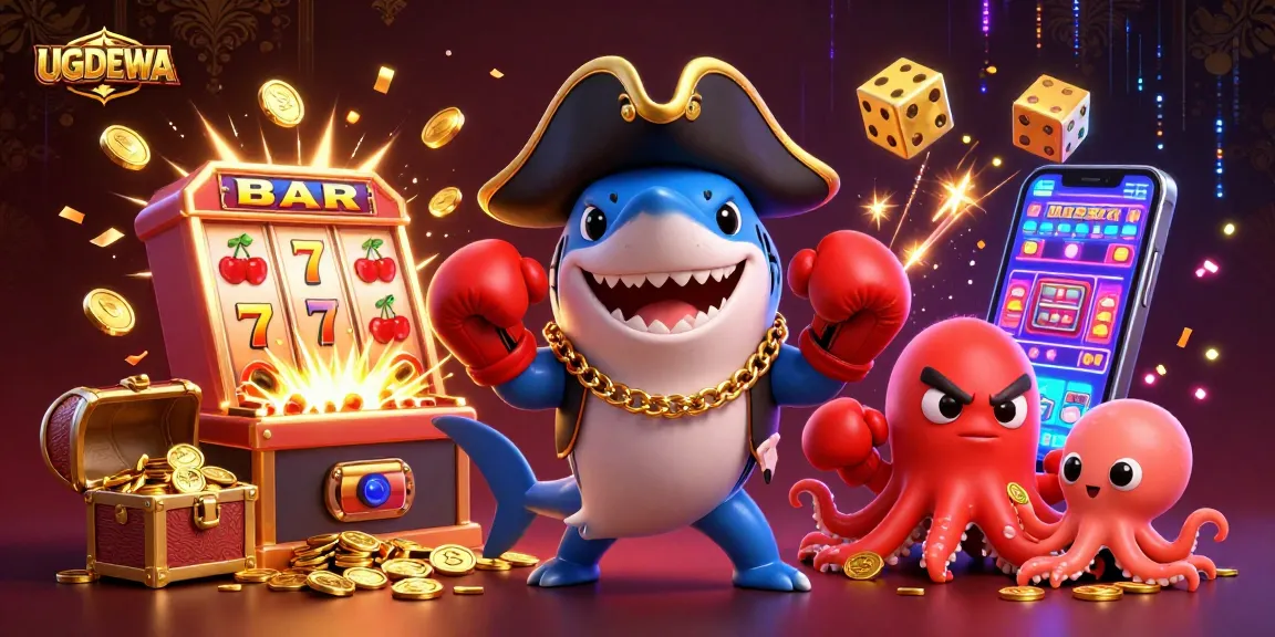 Spin and win big at UGDEWA with thrilling jackpots and colorful casino games all around.