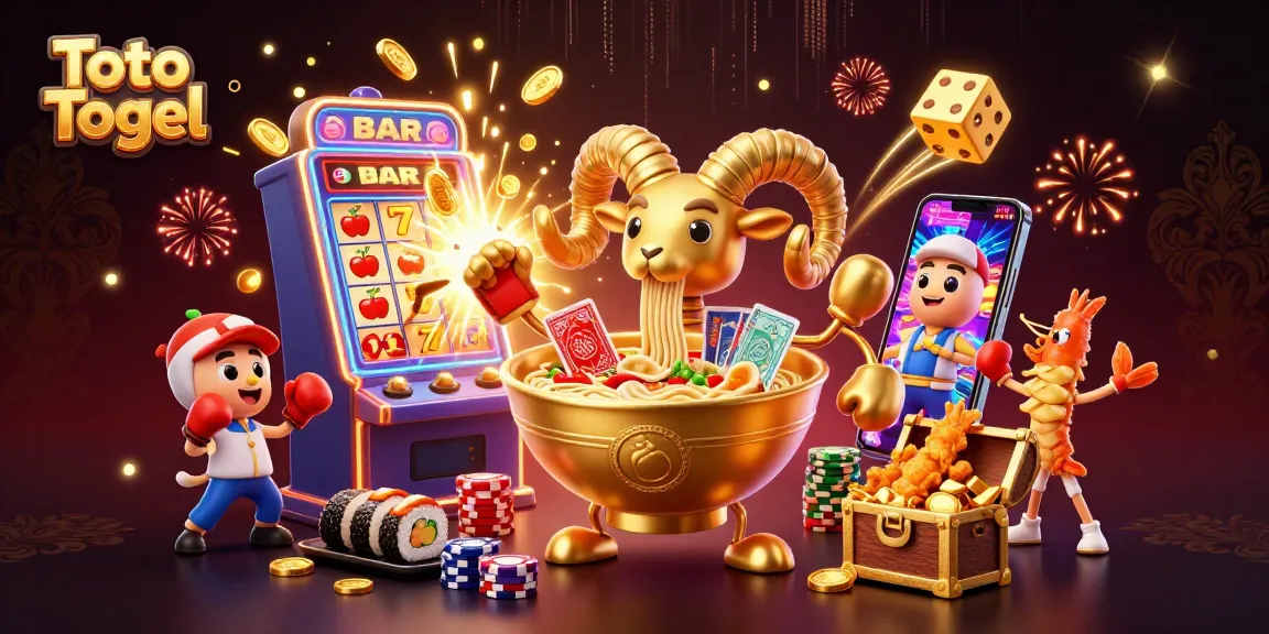 Gambarlah Toto Togel di kasino dengan karakter kartun 3D yang dinamis dan menarik.