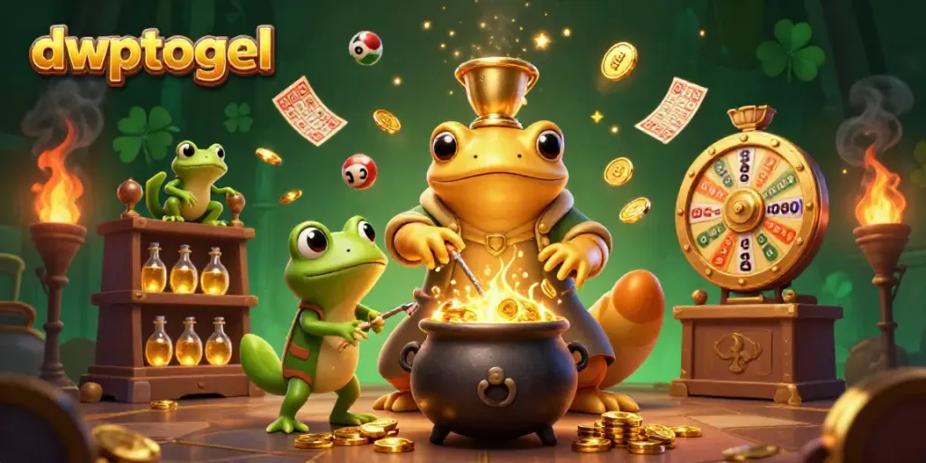 dwptogel mengubah logam menjadi koin emas dengan elemen lotere yang dinamis.