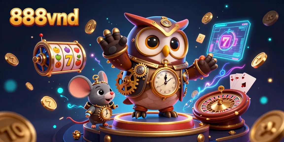 Experience thrilling gameplay at 888vnd with dynamic scenes showcasing diverse casino elements.