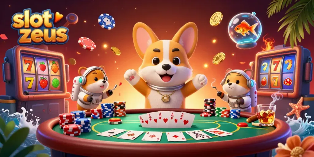 Slot Zeus menawarkan pengalaman bermain yang seru dengan karakter dan elemen game kasino yang menarik.