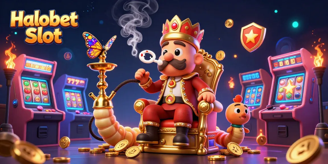 Experience the excitement of Halobet Slot with vibrant game elements and a magical casino atmosphere.