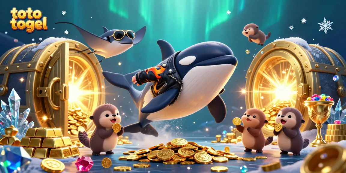 Engage in thrilling toto togel adventures with vibrant characters and treasure in a stunning underwater world.
