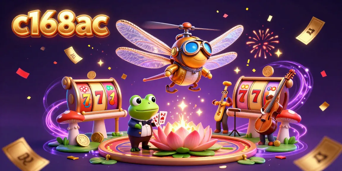 Experience thrilling gameplay at c168ac with dynamic slot action and charming characters in a vibrant casino setting.