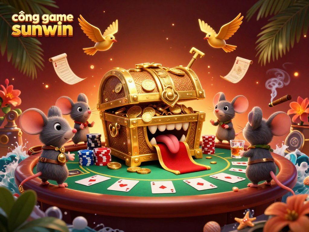 Experience the excitement of cổng game sunwin with dynamic treasure and gaming elements.