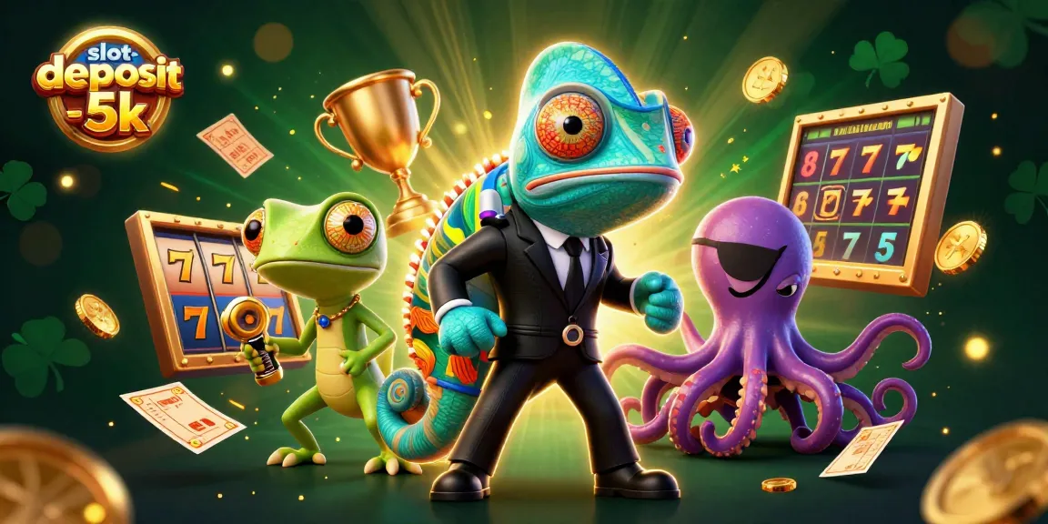 Experience thrilling gameplay at slot-deposit-5k with colorful slot reels and exciting jackpots!