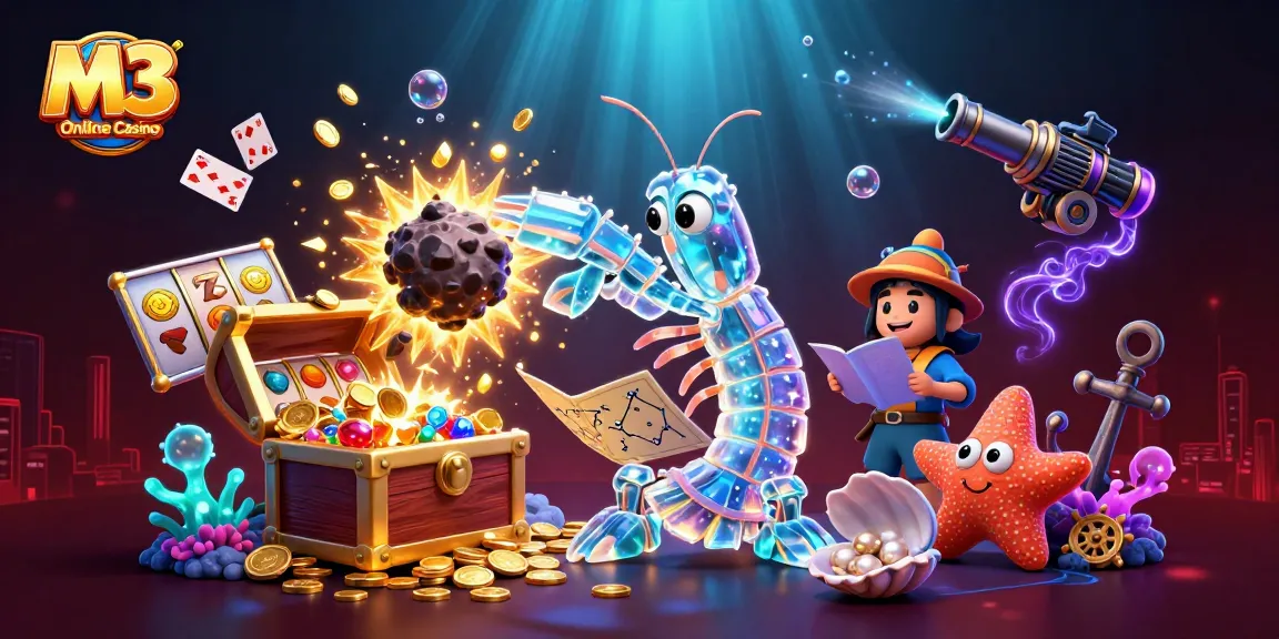 M3 Online Casino showcases vibrant galactic samurai scene with thrilling slot action and dynamic visuals.