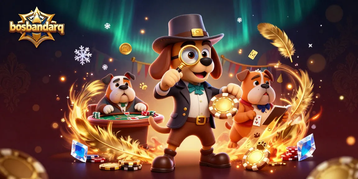 Experience thrilling poker gameplay at bosbandarq with a detective uncovering treasure clues.