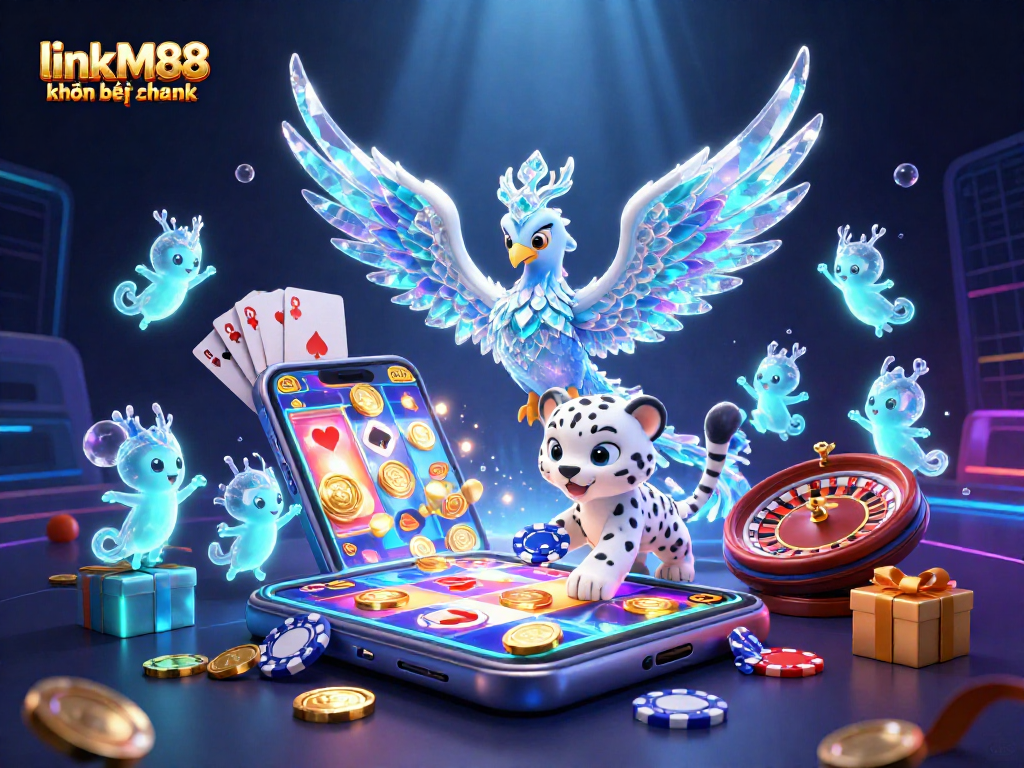 Trải nghiệm cảm giác chơi game với link M88 không bị chặn, biểu thị chất lượng và sự thú vị của thế giới casino.