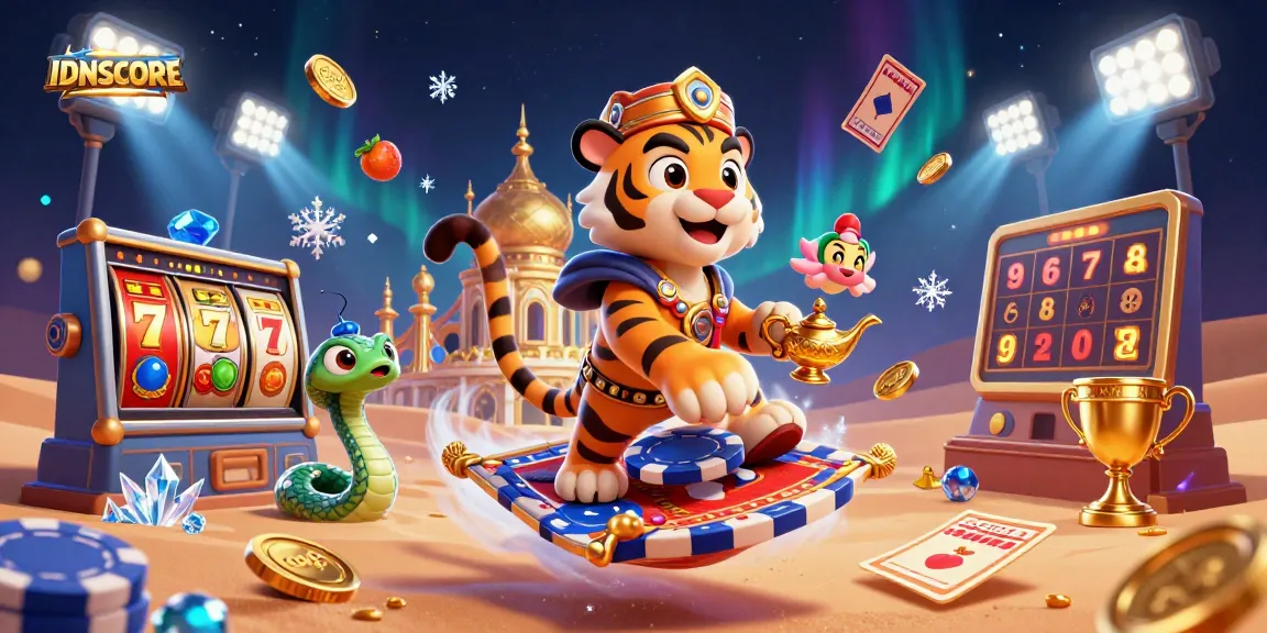 IDNSCORE offers exciting slot experiences with unique characters and casino elements, capturing the essence of gaming.