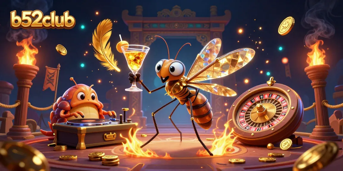 Spin to win in the vibrant atmosphere of b52club with our animated casino characters!