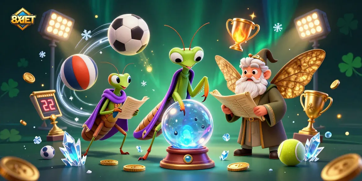 Experience thrilling moments at 8XBET with dynamic sports balls and vibrant casino elements.