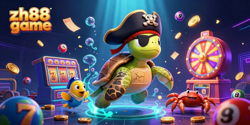 Spin the reels and earn with the dynamic zh88 game featuring colorful symbols and underwater treasures.
